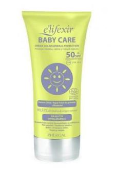 Crème Solaire Minérale Soins Bébé Spf50 100 ml