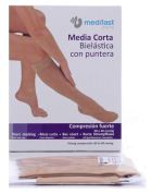 Moyenne Courte Forte compression Embout beige taille L