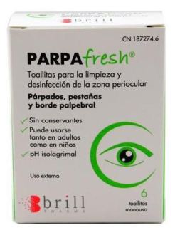 Hylo Parpafresh Lingettes pour les yeux 6 pièces