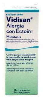 Vidisan Allergy Collyre avec Ectoïne 10 ml