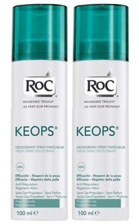 Kops Fresh Spray Déodorant Lot de 2 x 100 ml