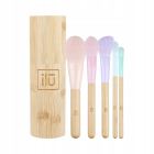 Set 5 Pinceaux Maquillage + Tube Bambou