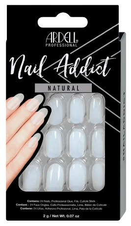 Faux ongles ovales naturels Nail Addict