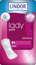 Lady pad mini 2 gouttes 14 unités