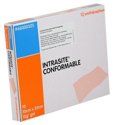 Pansement Intrasite Conformable 10 X 20 CM 5 Unités