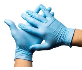 Gants Nitrile Bleu Taille S 100 unités