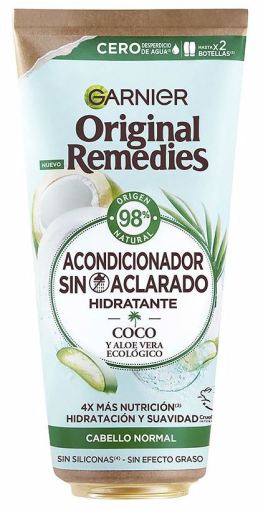 Après-shampooing sans rinçage à la noix de coco et à l&#39;aloe vera 200 ml