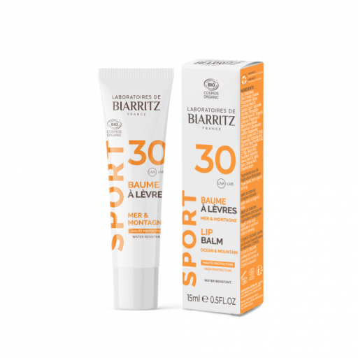 Spf30 Baume à Lèvres Sport Mer et Montagne 15 ml