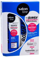 Kit Shampooing E Condicionador Sos Bomba Original 200ml - Salon Line