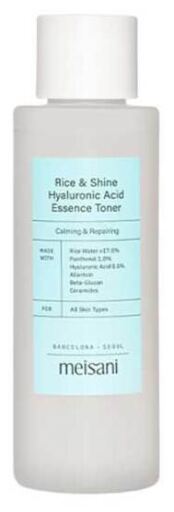 Tonique à l&#39;essence d&#39;acide hyaluronique Rice And Shine 150 ml