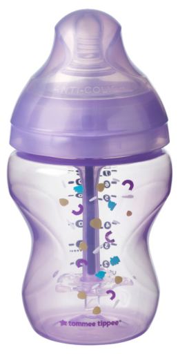 Biberon Anti-Coliques Violet 260 ml