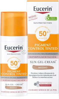 Contrôle des pigments solaires SPF 50+ ton moyen 50 ml