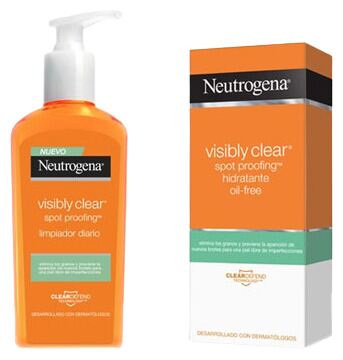 Nettoyant Résistant Visibly Clear 200 ml + Hydratant Sans Huile 50 ml