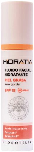 Fluide visage hydratant pour peaux grasses SPF 15 50 ml