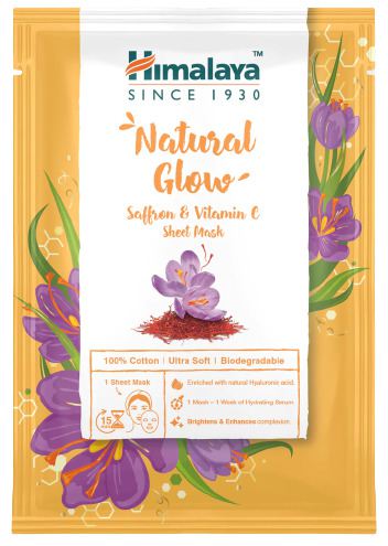 Masque Tissu Natural Glow Safran &amp; Vitamine C 30 ml