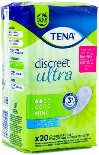 Discret Ultra Mini Compresses 20 unités