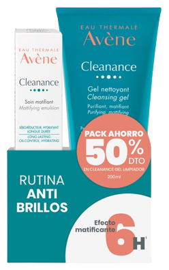 Cleanance Pack Routine Visage Anti-Brillance 2 Pièces