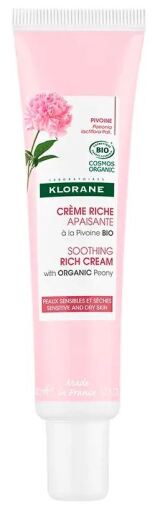 Crème Riche Apaisante Pivoine 40 ml