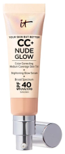 Cc+ Nude Glow fond de teint léger SPF 40 Medium Neutre 32 ml