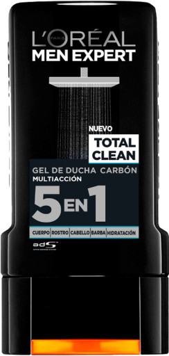 Men Expert Pure Carbon Gel Douche 5 En 1 400 ml