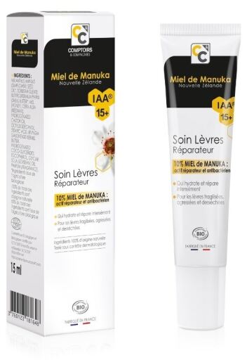 Baume à Lèvres Réparateur Extrême au Miel de Manuka 15 ml