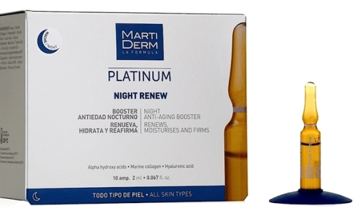 Ampoules Platinum Night Renew