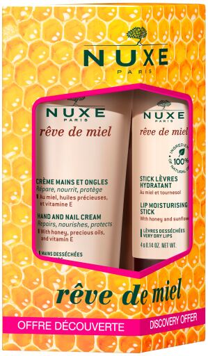 Rêve de Miel Crème Mains et Ongles 30 ml + Stick Lèvres 4 gr