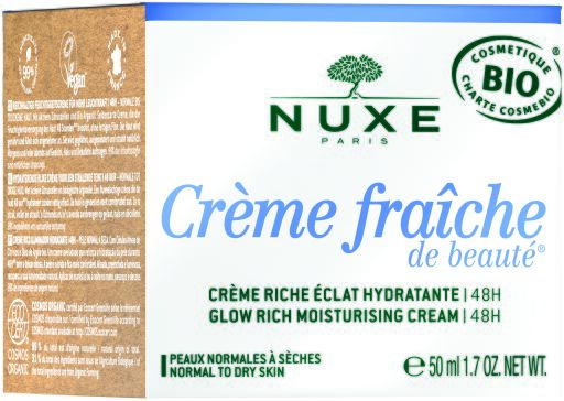 Crème fraîche de beauté® Crème Riche Hydratante 48H 50 ml