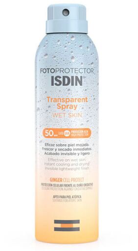 Crème Solaire Spray Transparent Peau Humide SPF 50+ 100 ml