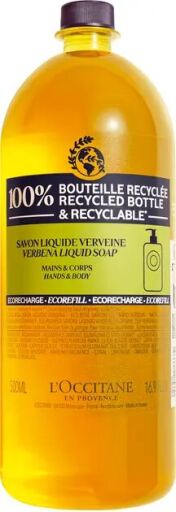 Verveine Karité Savon Liquide Eco Recharge 500 ml