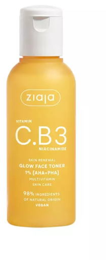 Vitamine C.B3 Niacinamide Tonique Éclaircissant Pour Le Visage 1% 120 ml