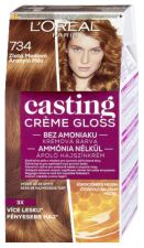 L'Oréal Paris Casting Crème Gloss Coloration Ton sur Ton pour Cheveux -  Sans Ammoniaque - Marron Glacé (415), 5 Unité : : Beauté et Parfum