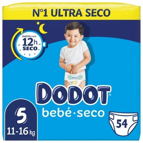 Dodot Couches Ultra Sec - Taille 5 x 54 Couches 11-16 kg 