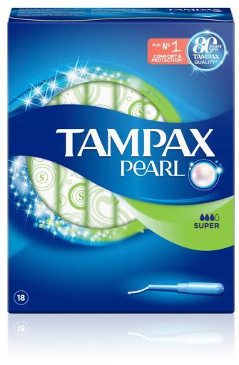 Tampax Pearl Tampons avec LeakGuard Braid, Super Maroc