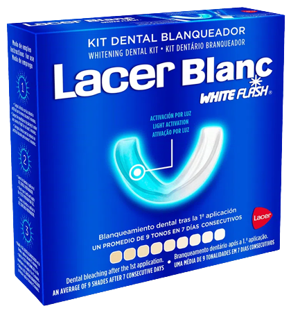 Blanc Blanc Flash Blanchiment des dents Set 3 Pcs