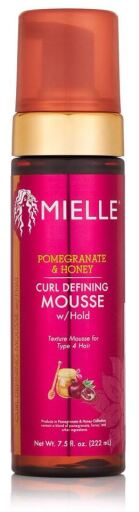 Mousse définissant les boucles à la grenade et au miel 222 ml