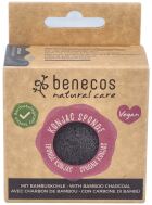 Éponge Konjac Bambou Noir Purifiante Soin Naturel - Peau Grasse