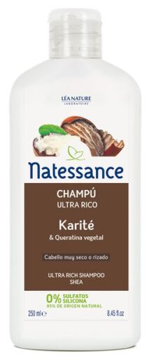 Natessance Shampoing Ultra Nourrissant Karité 250 ml