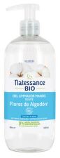 Natessance BIO Gel Nettoyant Mains Fleur de Coton 500 ml