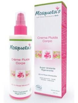 Crème Corps Fluide Hydratante à la Rose Musquée 200 ml