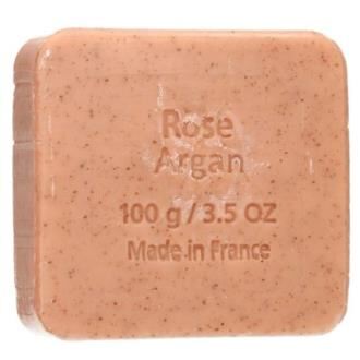 Tablette de Savon Exfoliant Argan Rose 100 gr