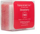 Éponge Carrée Au Savon Fraise 100 gr