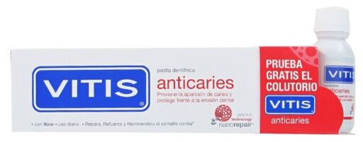 Dentifrice Anticaries 100 ml + Bain de Bouche 30 ml