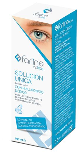 Optica Solution Unique à l&#39;Acide Hyaluronique 500 ml 2 Unités