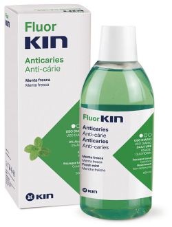 Bain de bouche anti-caries Fluor-Kin 500 ml