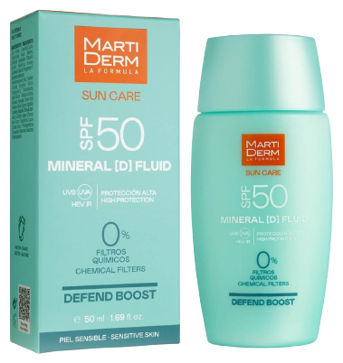 Crème Solaire Minérale [D] Fluide SPF50 50 ml