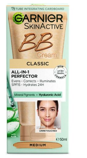 SkinActive BB Crème Classique Ton Moyen SPF15 50 ml