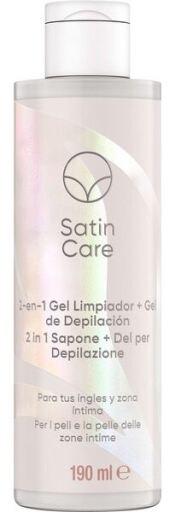 Venus Satin Care Gel Nettoyant + Épilation 2 en 1 190 ml