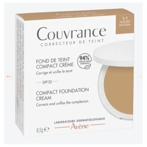 Couvrance Base de Maquillage Crème Compacte SPF30 8,5 gr