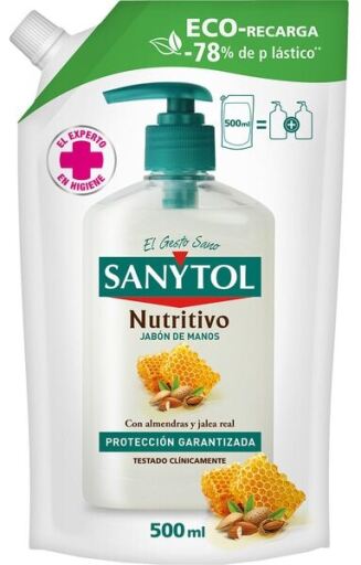 Recharge de Savon Antibactérien Eco Nourrissant 500 ml